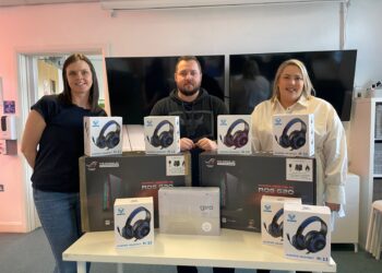 AO gifts gaming equipment to Greater Manchester community club