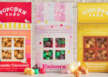 Good things come in threes: Popcorn Shed adds three new gourmet flavours