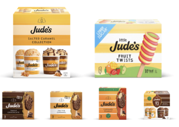 Jude’s launches Little Jude’s Fruit Twists and Jude’s Salted Caramel Collection