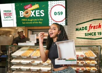 Everything must dough: Krispy Kreme is giving away free doughnuts at the last minute before shops close for one week only