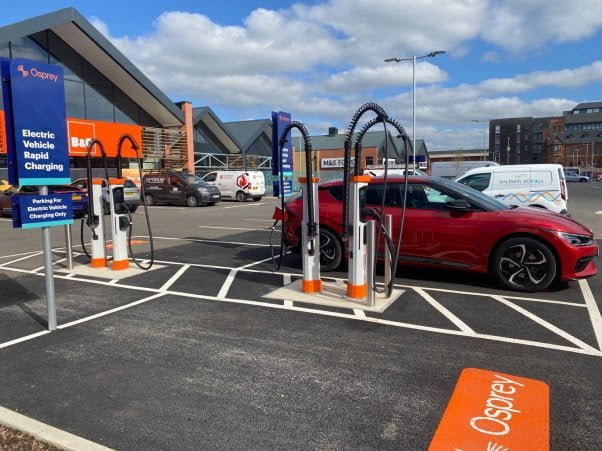 EV charging network