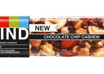 KIND to launch new bar flavour – Chocolate Chip Cashew