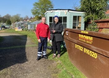 Online electricals retailer AO arranges donation of skip for charity-run community garden