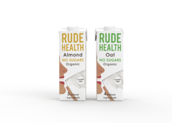 Rude Health launches duo of Organic No Sugars dairy-free drinks