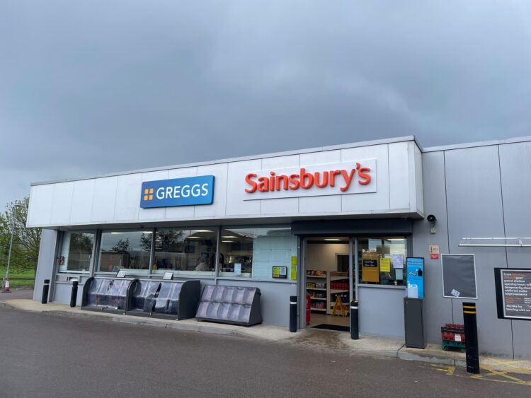 Greggs opens first shop with Sainsbury's at Biggleswade petrol station