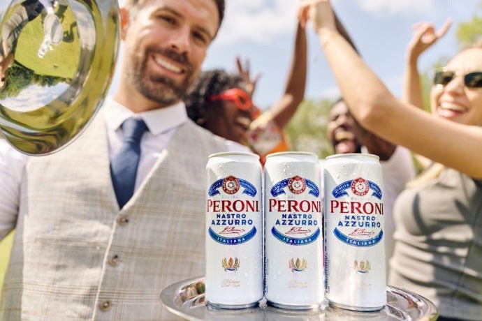 Peroni beer butlers Nastro Azzurro