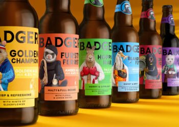 Robot Food focuses on the craftsmanship in traditional with character-packed Badger Brewery rebrand