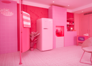 Lush opens Barbie pop up in Soho in collaboration with Mattel with free drinks on offer
