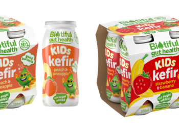New kids range from Biotiful: with less sugar than any kids’ gut health dairy product