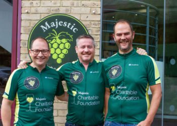 Majestic executives saddle up for Isle of Wight charity cycle