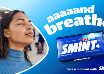 Smint encourages the nation to take a moment, regroup and reset, with its new ‘And breathe’ OOH campaign