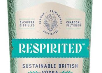 Vodka reimagined: 100% rescued grain spirit, from the gin distillation process, repurposed in a 100% recycled glass bottle
