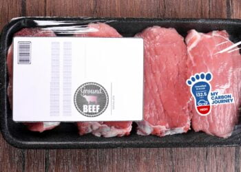 AI predicts what carbon footprint food labels might look like on supermarket shelves