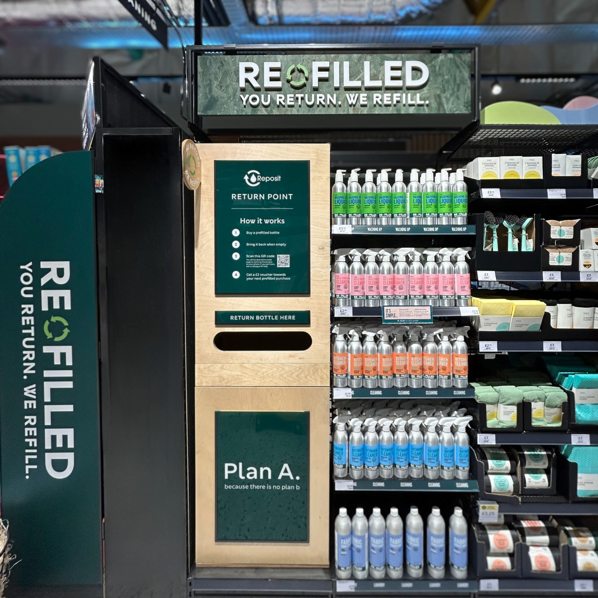 M&S, Ecover, City to Sea and Reposit join forces on “game changing” reuse project to tackle single-use packaging 1 M&S - Retailer News