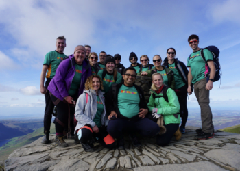 Ryman raises over £6,000 for children’s charity with Snowdon climb