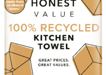 Co-op launches own-brand kitchen towel made from 100% recycled content