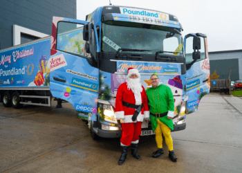 Poundland Christmas trucks