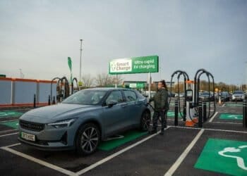 Smart charge: Sainsbury’s unveils new ultra-rapid EV charging hub at Fosse Park store