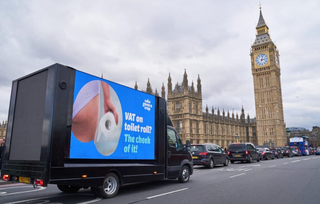New campaign urges Government to Scrap the ‘Roll Tax’ on toilet paper