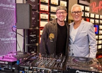 Martin and Roman Kemp open the doors to Vision Express flagship on Oxford Street