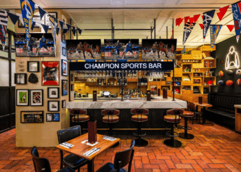 Champion takes over Selfridges bar for two months