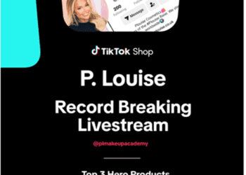 P.Louise makes record breaking £1.5 million in 12 hours on TikTok Shop LIVE