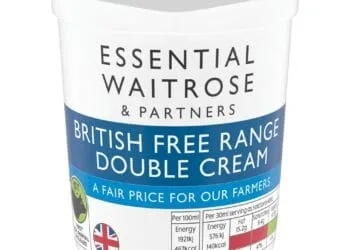 Waitrose becomes the first supermarket to move to free range cream