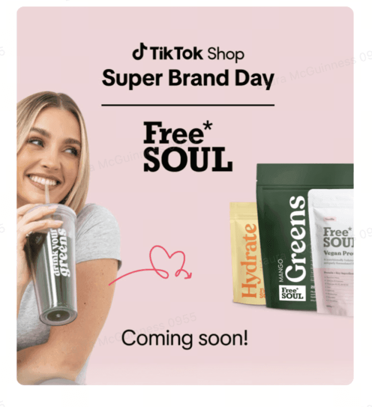 TikTok Shop and Free Soul team up to fuel women's health this Super