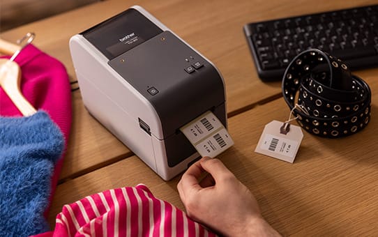 compact, desktop label printers