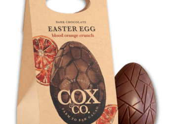 Cox & Co launches Blood Orange Crunch Easter Egg and bar