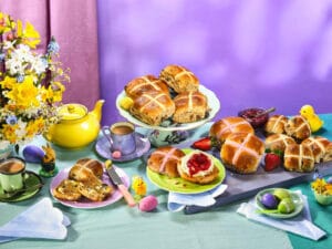 Easter hot cross bun range
