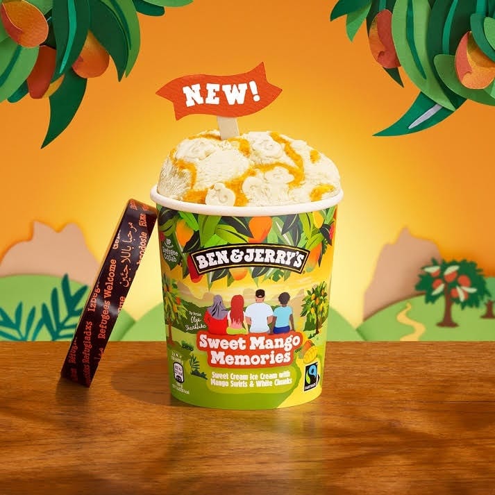 New flavour from Ben & Jerry’s, co-created with refugee entrepreneurs