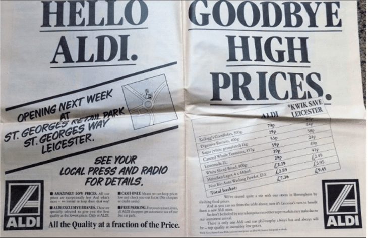Aldi's 35th anniversary - how has Aldi changed since opening its first store 35 years ago? 1 Aldi's 35th anniversary