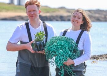 World’s first plant pot made from traceable marine plastic waste