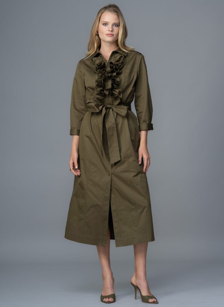 Maria Frill Front Shirt Dress