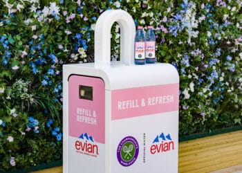 evian continues drive for circular economy with next step on refill and reuse journey at The Championships, Wimbledon