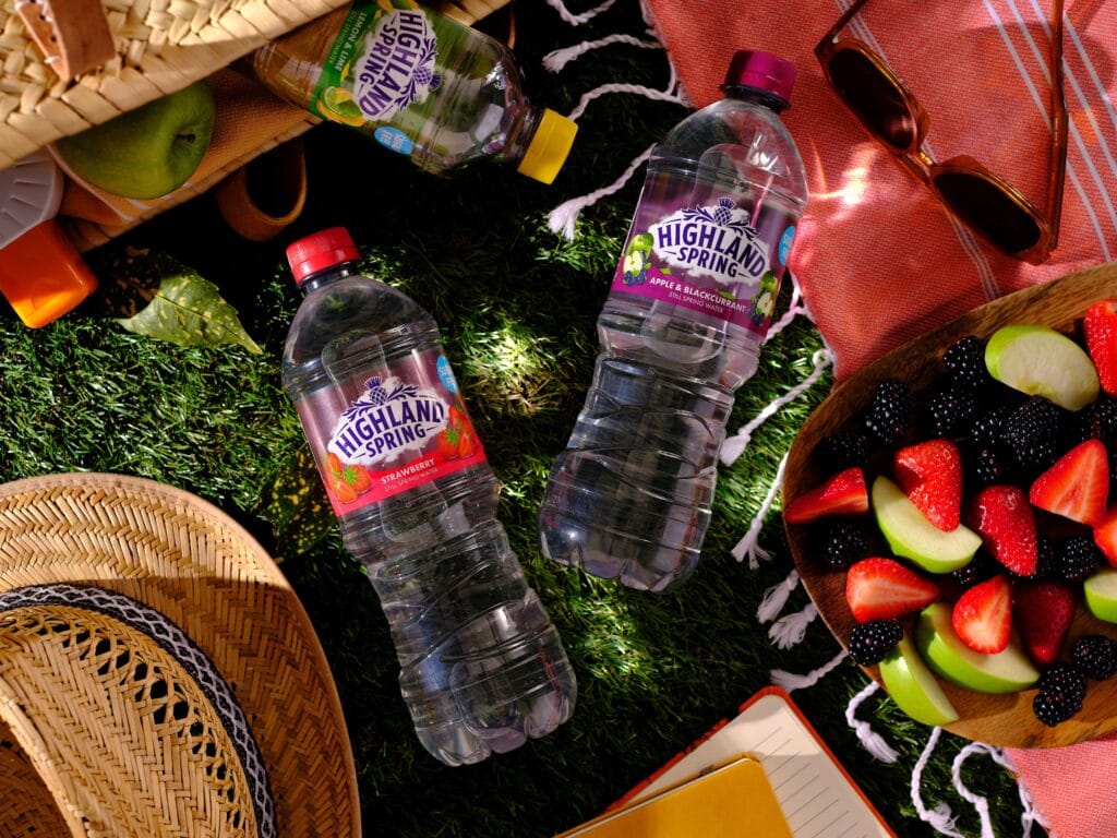 Highland Spring Flavours range