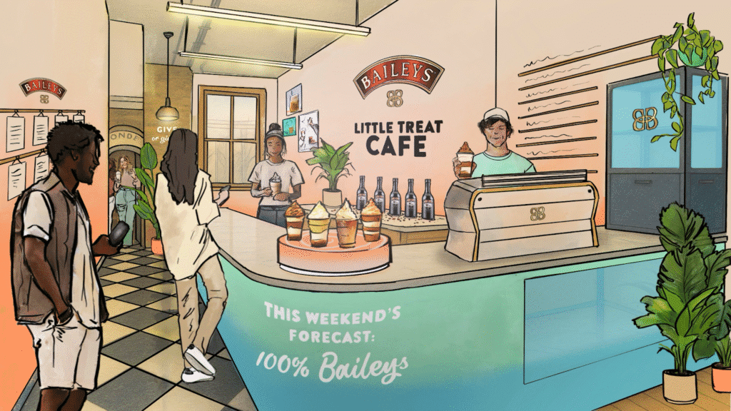 Baileys x Caffč Nero iced coffee pop-up