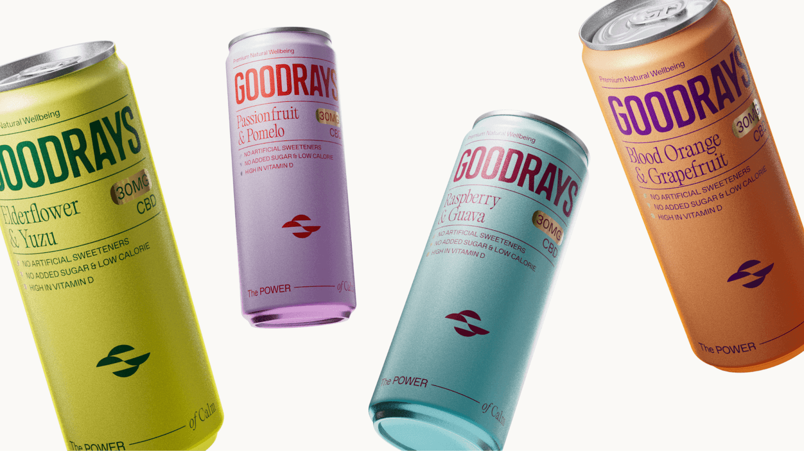 Goodrays Drinks Raspberry Premium functional drinks brand announces a new visual identity ...