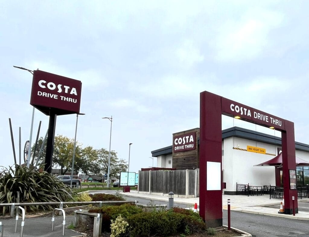 Costa Coffee’s Castleford Drive Thru 
