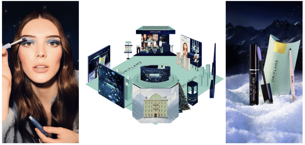 Oriflame’s festive pop-up experiences