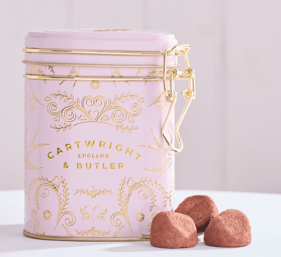 Cartwright & Butler shares the love with delicious truffles and treats in new heart-shaped tins 1 Cartwright & Butler - Products