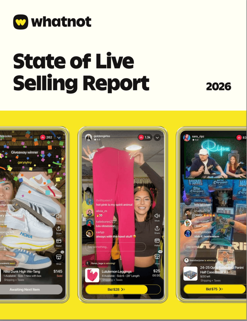 Live selling goes mainstream in the UK