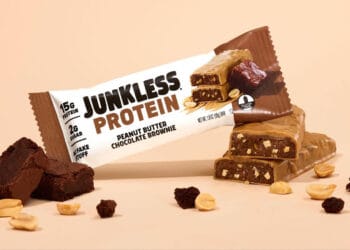 JUNKLESS® unveils new protein bar flavour for the New Year: Peanut Butter Chocolate Brownie 12 JUNKLESS®
