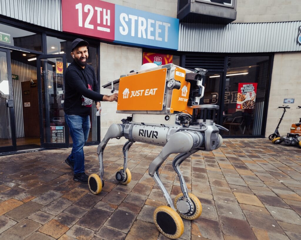 Just Eat UK delivery robots put the spark back into Valentine’s takeaways in Bristol and Milton Keynes