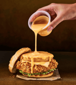 KFC’s Cheesy Melt Burger
