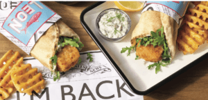The Fish Finger Wrap returns as first launch in new Icon Dishes series at LEON