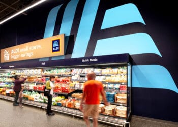 ALDI SOUTH Group’s singular, globally unified trading model — first trial site in Aventura, Florida, which launched in September 2025. Photo by Andrew Meredith