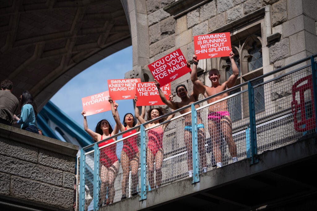 Speedo offers London Marathon runners a gentle alternative. Why not take the swim lane?