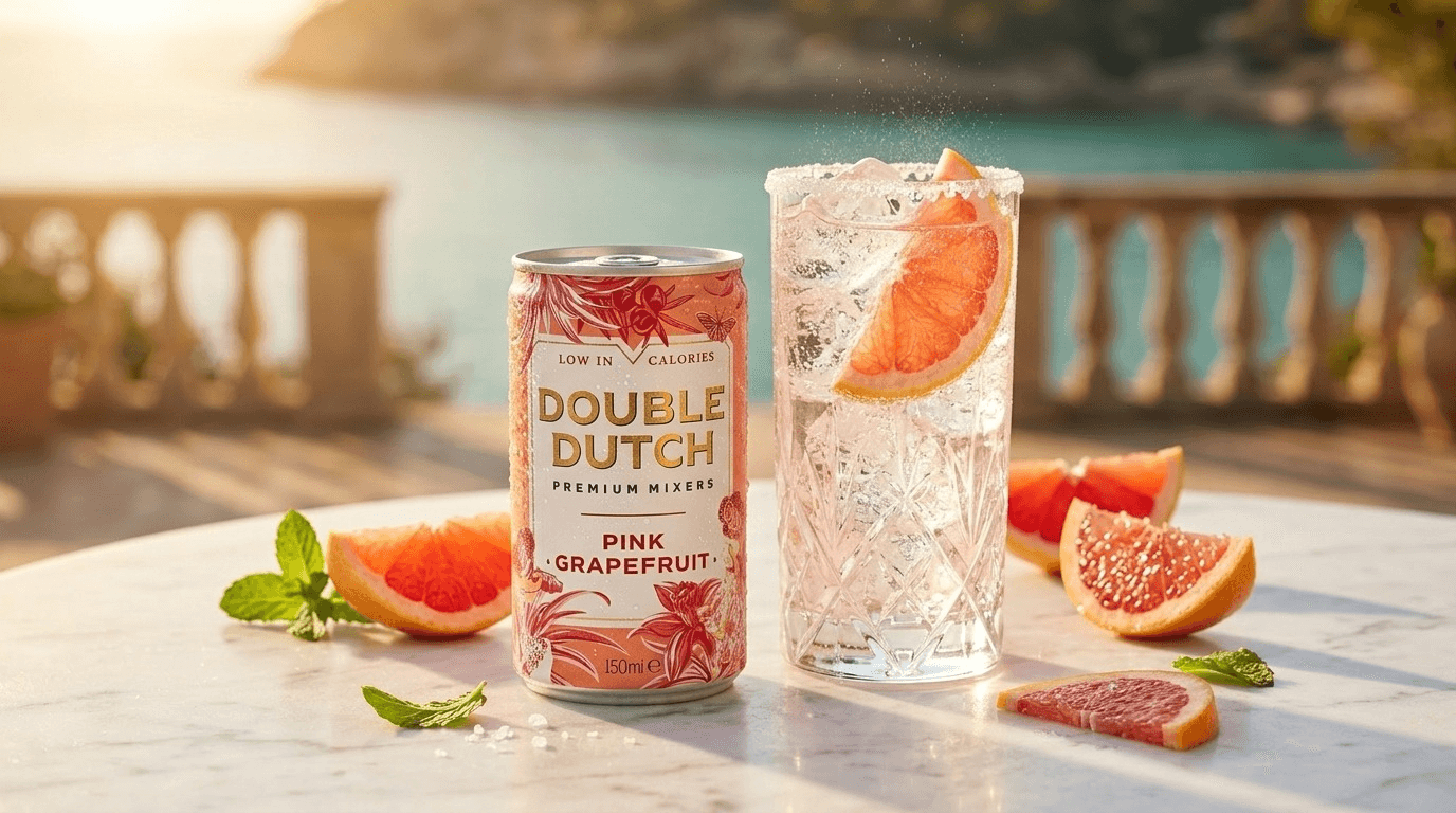 Perfect Paloma: raise a glass to Double Dutch Grapefruit Soda